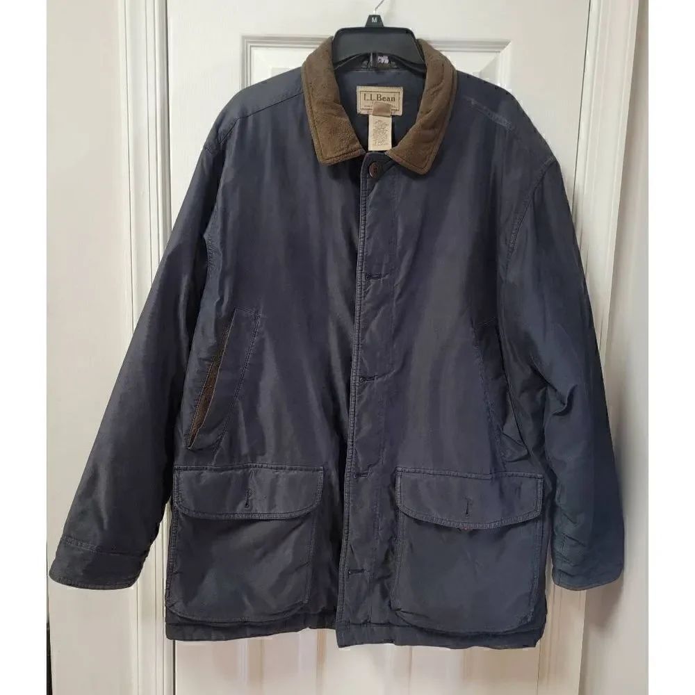 L.L. Bean Mens Parka Quilt Jacket L
